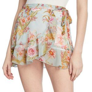 Raga Floral Wrap Mini Skirt. New With Tickets. Size Large